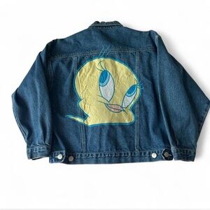 Vintage Looney Tunes Tweety Bird denim jacket